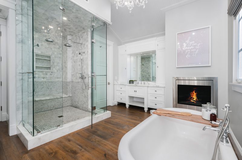 Luxury Bathroom with Freestanding Tub